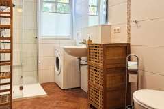 Ferienwohnung Bucheneck: das Bad
